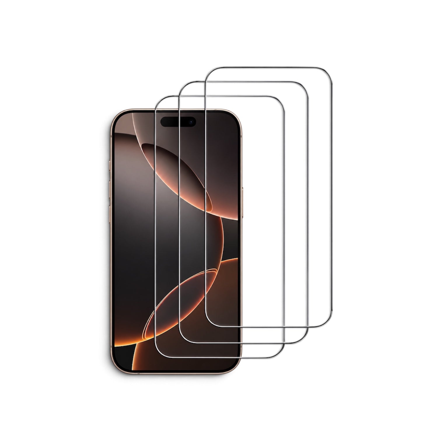 Clear Tempered Glass Screen Protector for iPhone 18 Pro / 18 Pro Max – Pack of 3